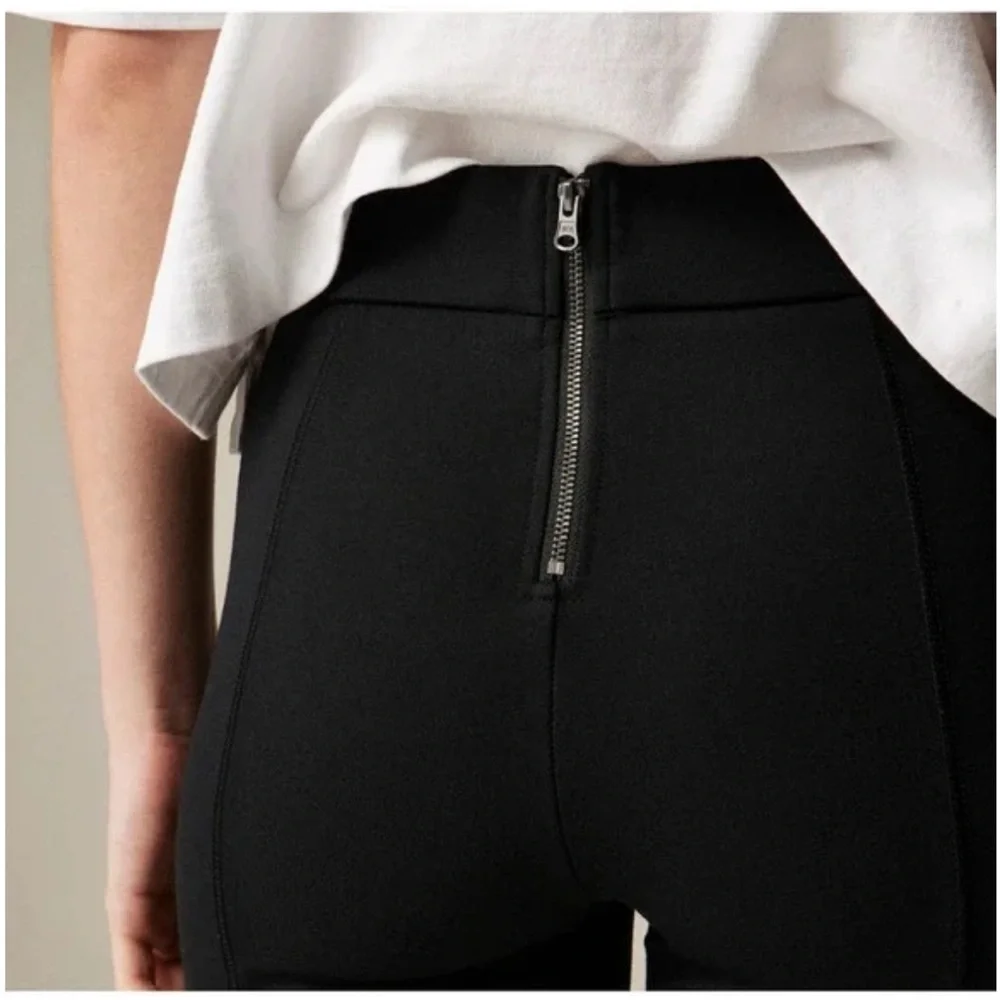 J.Crew Pixie Pant in Stretch Ponte Black Size 8S - Picture 3 of 9